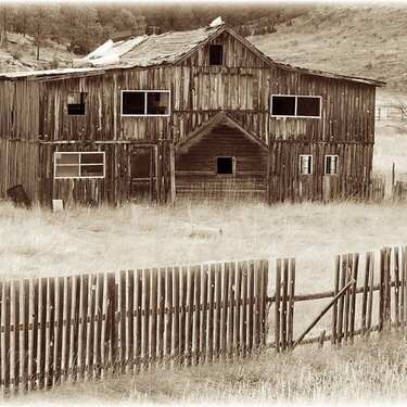 Jan 11 ~ Old Barn, Klein Montana