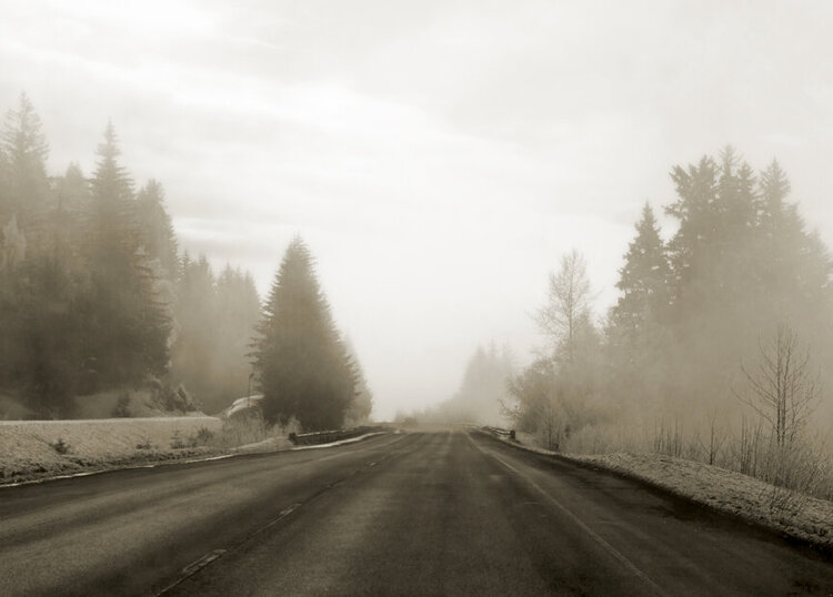 29 - Seward Highway, in Fog