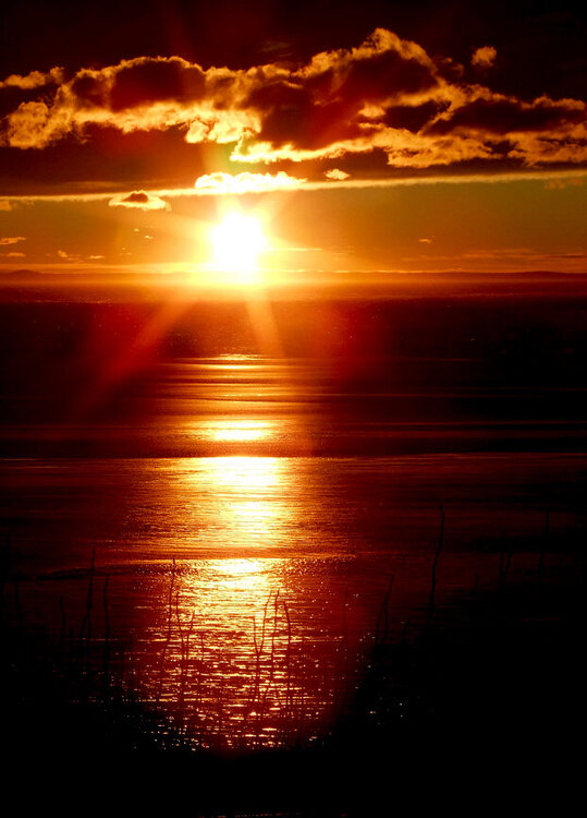 Jan 18 - Cook Inlet Sunset