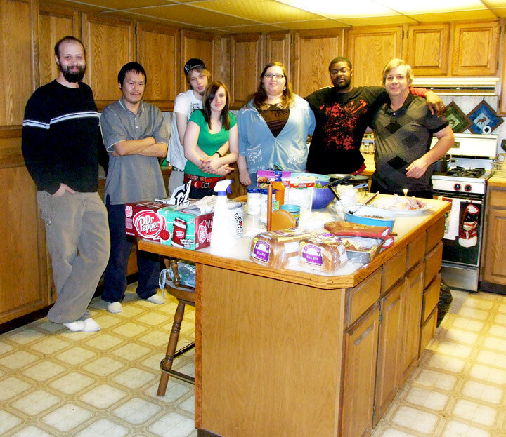 Dec 25 ~ Gathered for Dinner