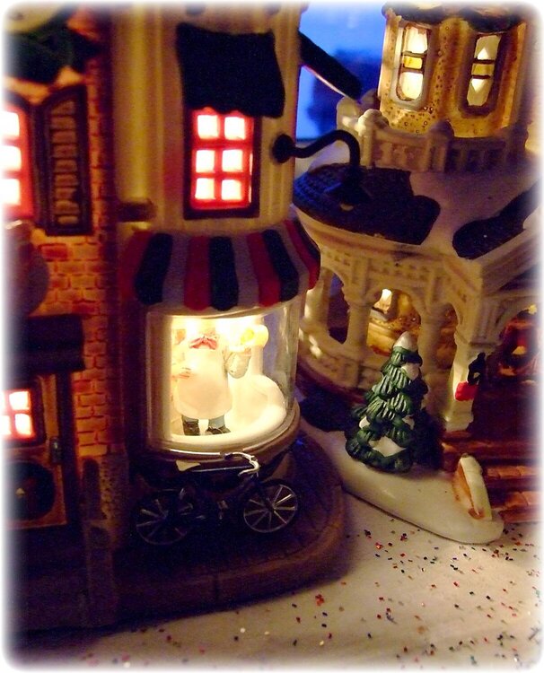 Detail of Rhonda&#039;s Christmas Village #2