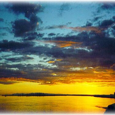 Alaskan Sunsets ~ Knik River Sunset 1