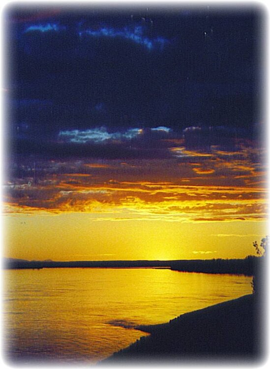 Alaskan Sunsets ~ Knik River Sunset 2
