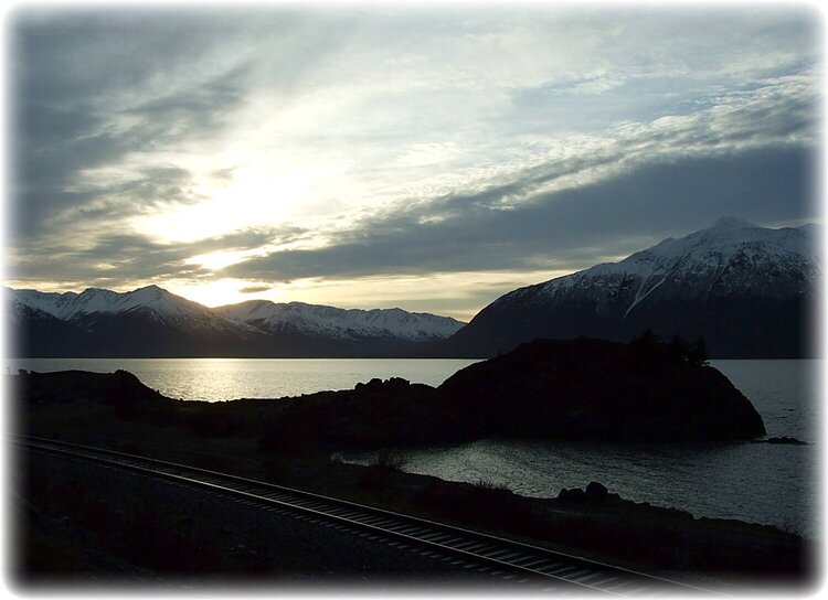 Nov 30 ~ Cook Inlet/Turnagain Arm, along Seward Highway