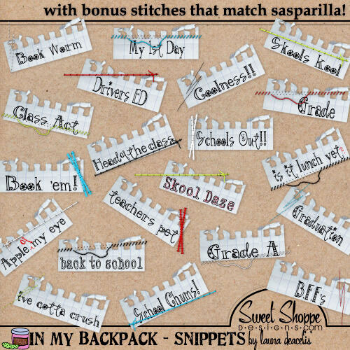 inmybackpack-snippets