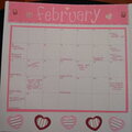 February Calendar Page