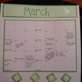 March Calendar Page