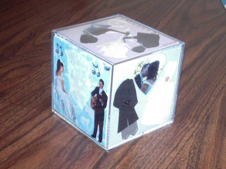 wedding picture cube