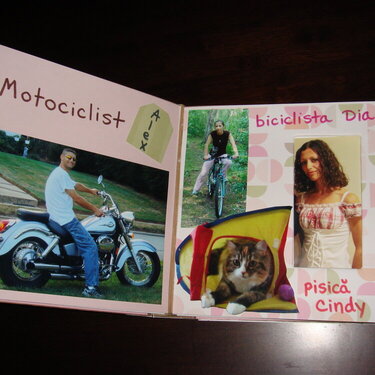 Motorcyclist, Bicyclist, Cindy the Cat