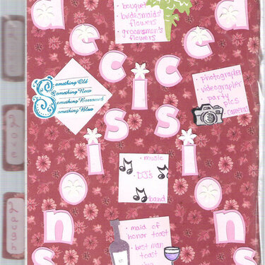 back cover of journal-(live, love, laugh tabs)