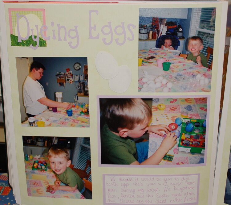 Dyeing Eggs 1