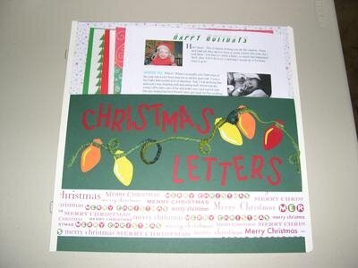 Christmas letter&#039;s Pocket Page