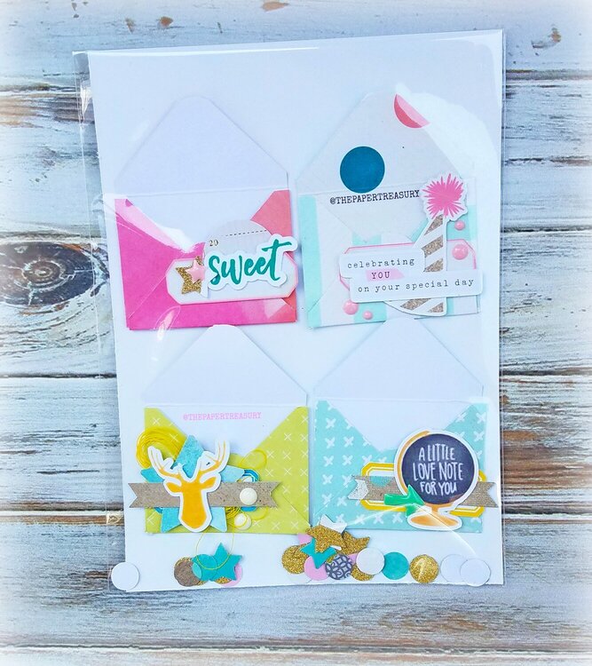 mini embellished envelopes