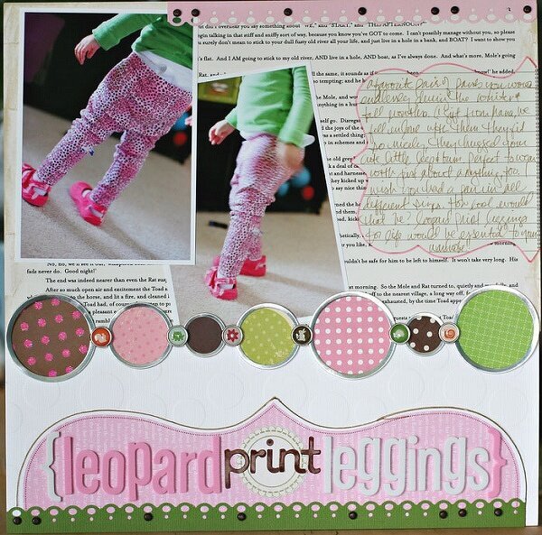 Themed Projects : leopard print leggings