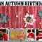 Themed Projects : autumn birthday