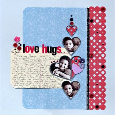 Love Hugs HMITM#66 ~ Scrapbook Trends February 2009 Issue