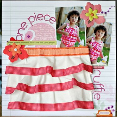 Themed Projects : one piece ruffle