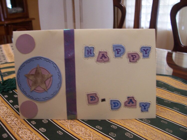 B-Day card for Shane