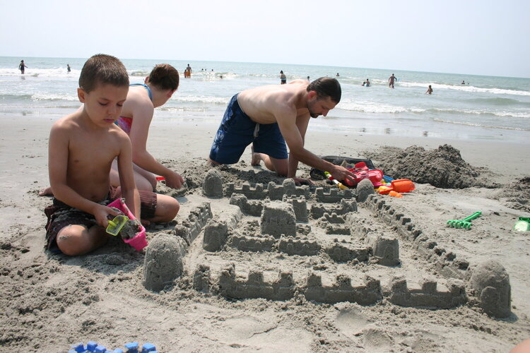 13) A Sand Castle {8pts}