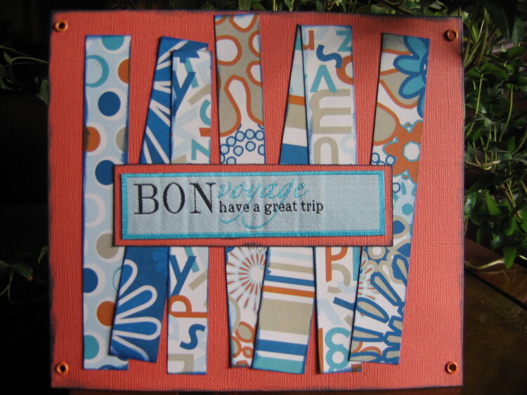 Bon Voyage card