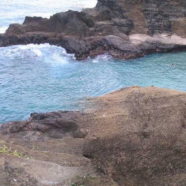 Blow hole cove
