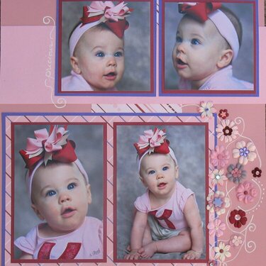 Kiera 6 months old - 2nd 2 page layout, page2