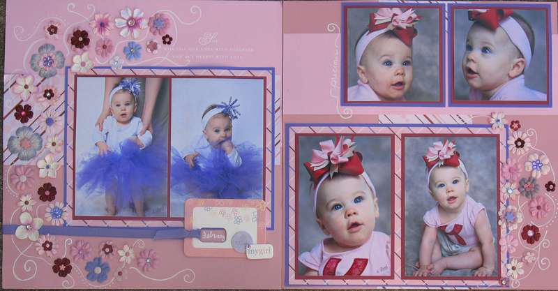 Kiera 6 months old - 2nd 2 page layout, full