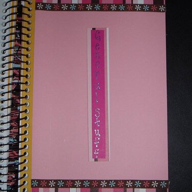 Altered Idea Notebook
