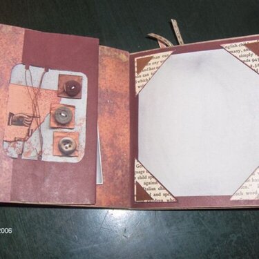 My First Paper Bag Scrapbook! Pages 1-2