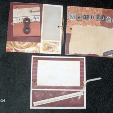 My First Paper Bag Scrapbook! Large Tags side 1