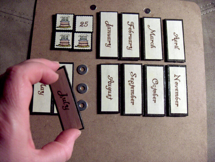 magnetic clipboard calendar