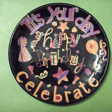 Celebration Plate