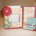 Birthday Card w/ matching frame set