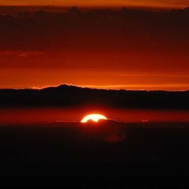 Sunset over Mt Dandenong