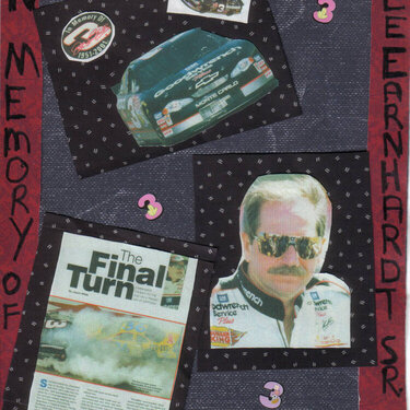 dale earnhardt sr  in memory of  #3  &amp;quot;  THE  MAN  &amp;quot;