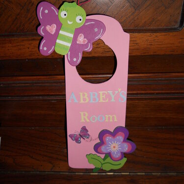Abbey&#039;s Door Hanger