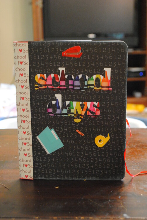 School Days Altered Notebook