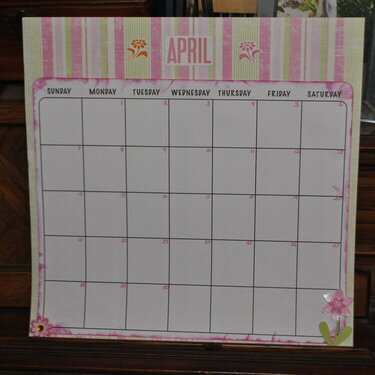 April 2013 Calendar