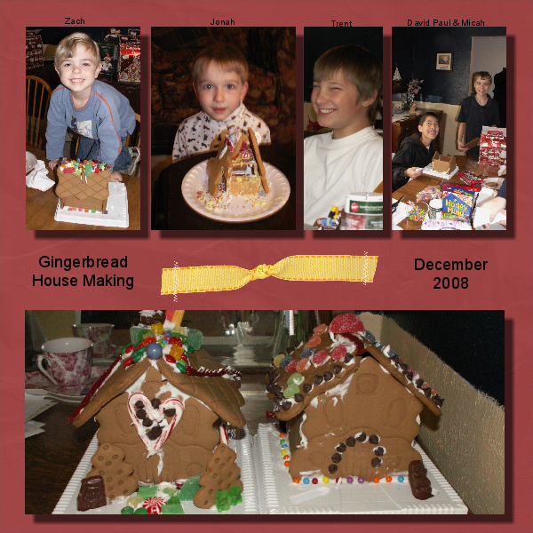 Gingerbread House Making - 2008
