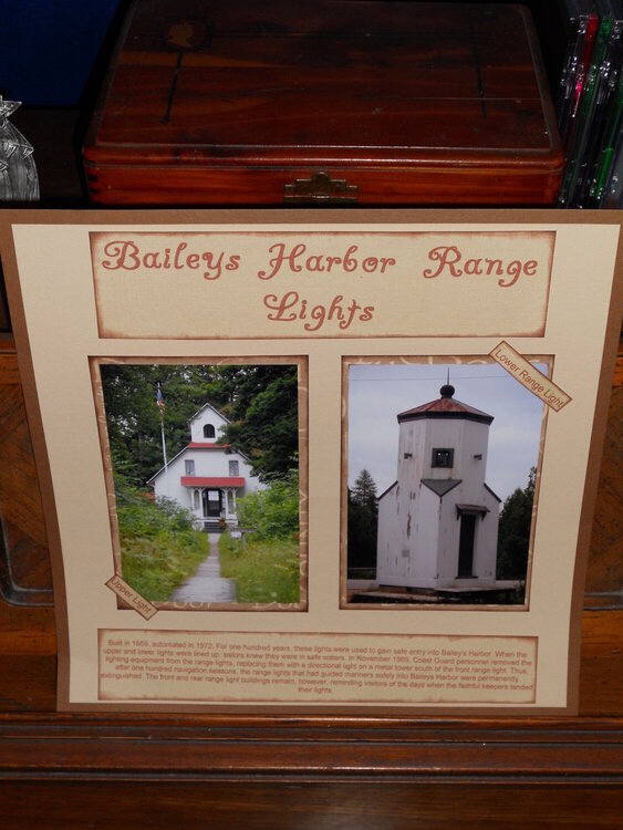 Bailey&#039;s Harbor Range Lights