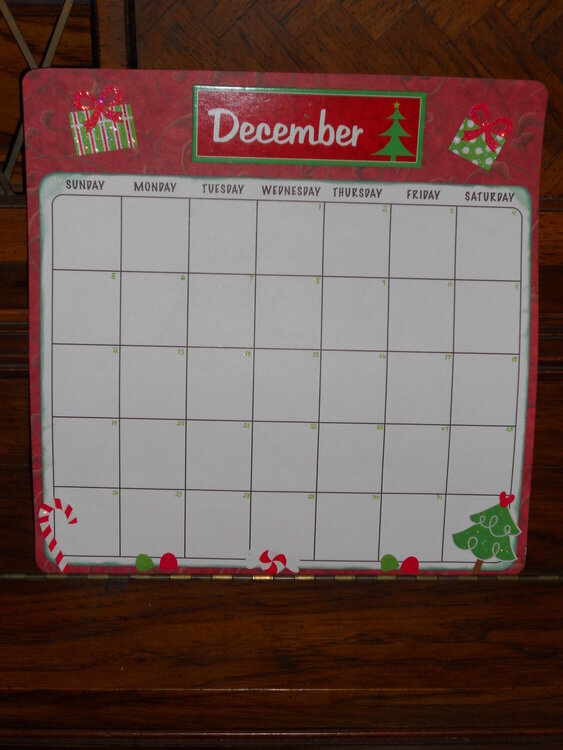 December Gifts Calendar