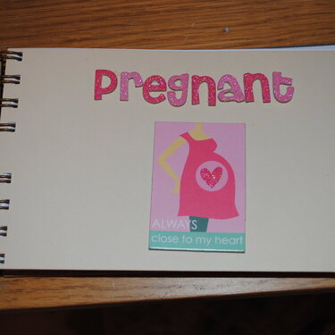 Pregnant Journal Page