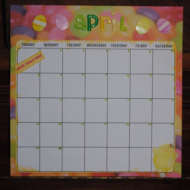 April 2012 Calendar #2