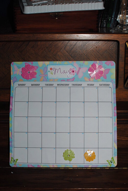 May 2011 Butterfly Calendary