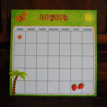 August 2011 Baby Calendar Version 2