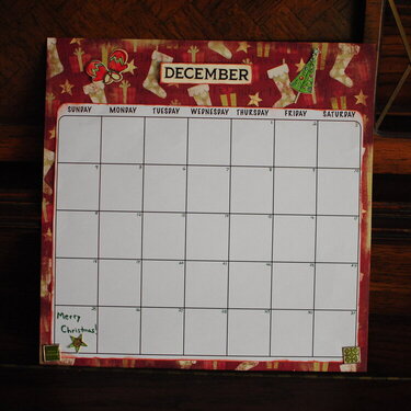 December Baby Calendar 2011