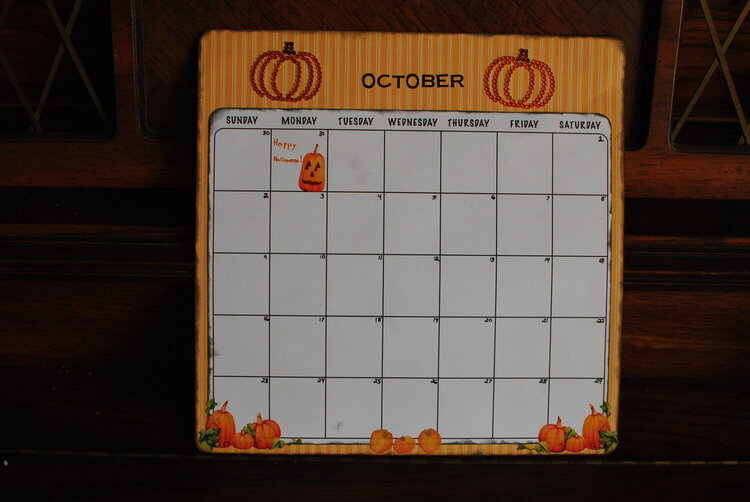 October Baby Calendar