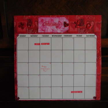 Feb. 2012 Baby Calendar