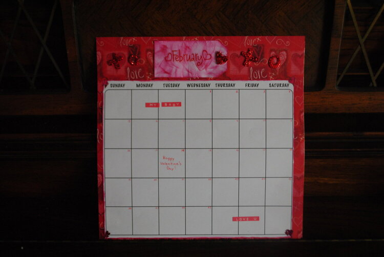 Feb. 2012 Baby Calendar
