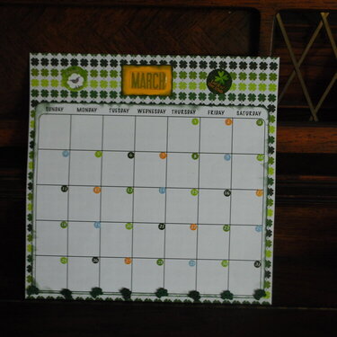 March Baby Calendar 2